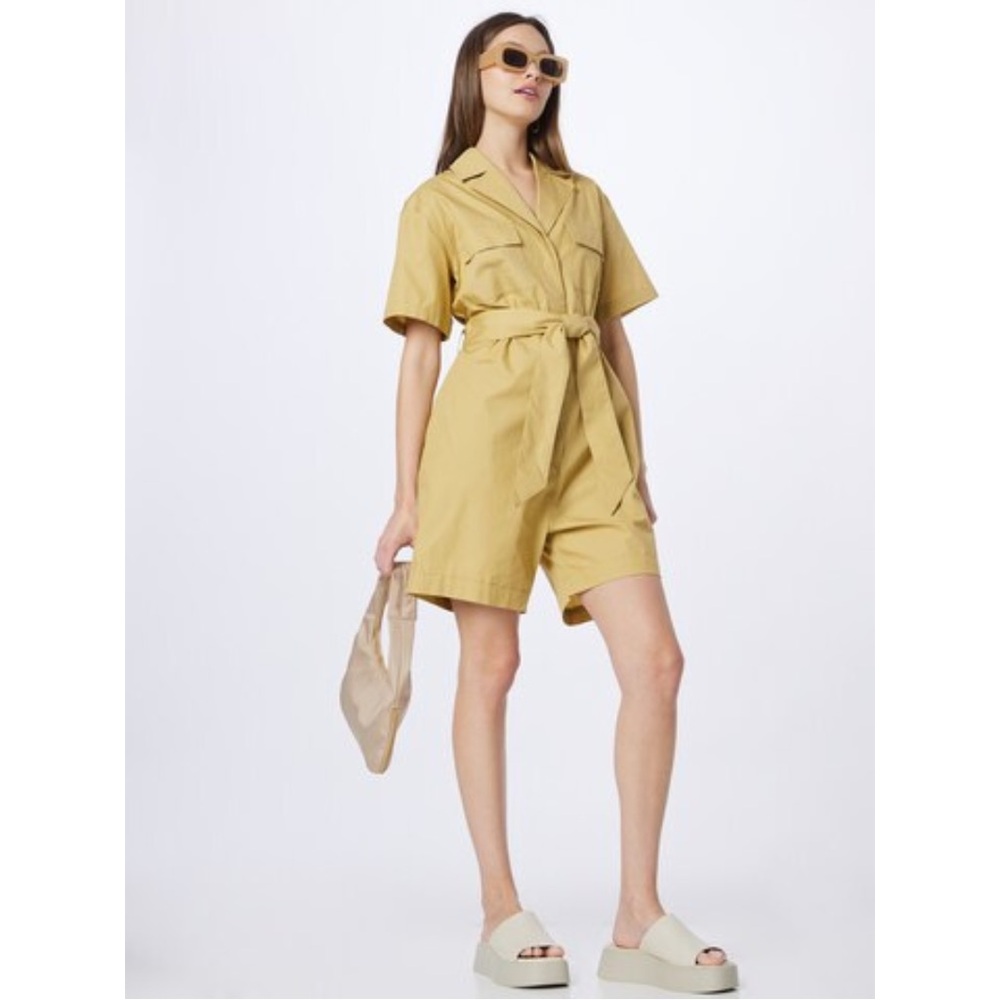 NWT Samsoe Samsoe Sandra Jumpsuit in Prairie Sand